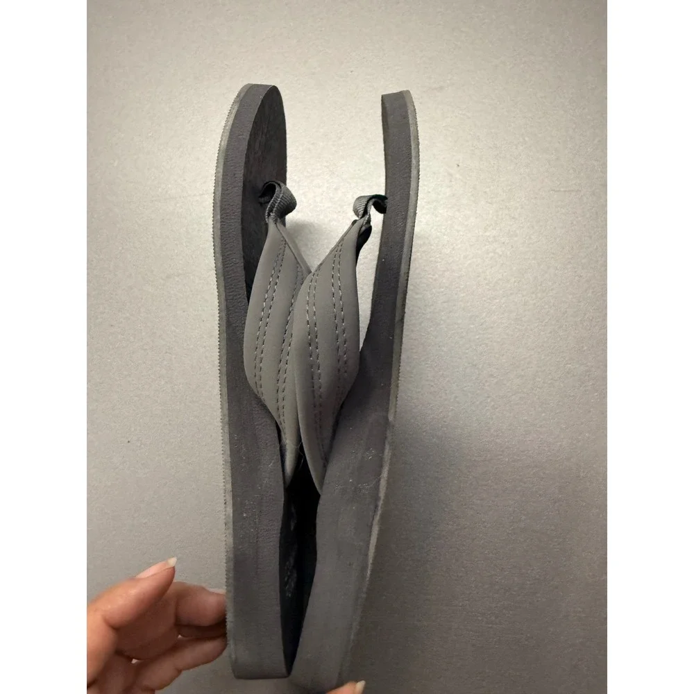 SO Comfy Foam Gray Flip Flop Sandals Womens Size‎ 7 Bloomfield Gray 110117 12/22